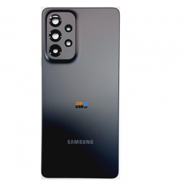 Задняя крышка корпуса Samsung SM-A536F Galaxy A53 5G (2022) со стеклом камеры (черный) ориг