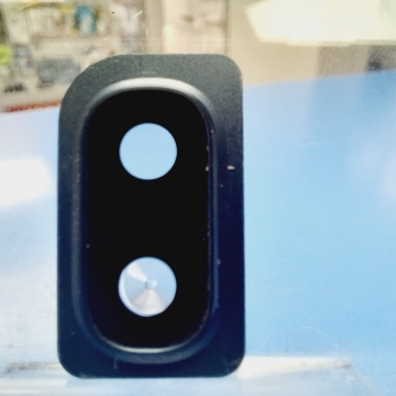 Стекло камеры Samsung SM-A105F Galaxy A10 в рамке (черный)