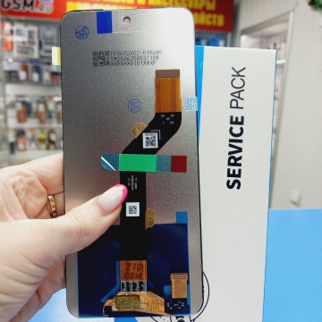 Дисплей Infinix Hot 30 Play (X6835B) в сборе с тачскрином (черный) ориг Service pack
