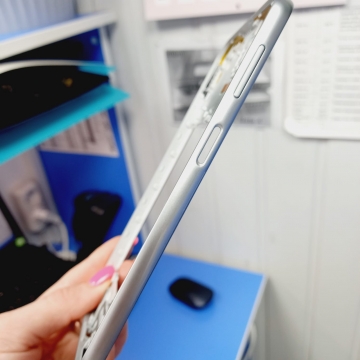 Средняя часть корпуса Samsung SM-A245 Galaxy A24 4G 2023 (серебро)