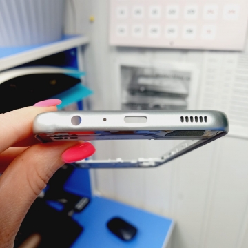 Средняя часть корпуса Samsung SM-A245 Galaxy A24 4G 2023 (серебро)