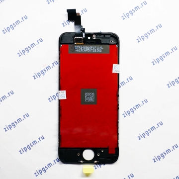 Дисплей iPhone 5C в сборе с тачскрином (черный), AAA