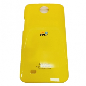 Чехол пластиковый Desire 300 SGP Case Ultra Slider (желтый)