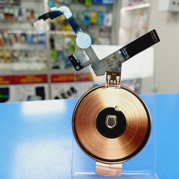 Шлейф Apple iPhone 16 Pro Max на беспроводную зарядку, вспышку и микрофон (оригинал)