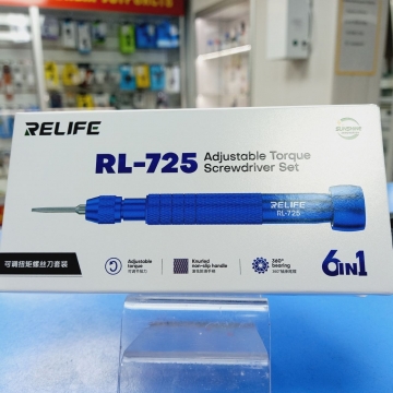 Отвертка Relife RL-725 (5 насадок, магнитная, динамометрическая 0,5 кгс/см2 ) для разбора iPhone