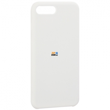 Чехол iPhone 5/5S задняя накладка (силиконовый матовый белый) Krutoff