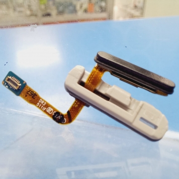 Шлейф Samsung SM-F731B Galaxy Z Flip5 кнопка включения + сканер отпечатка пальца (черный) оригинал АСЦ
