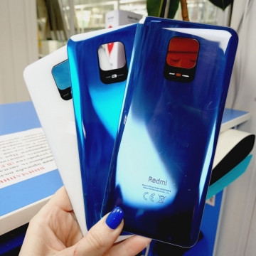 Задняя крышка Xiaomi Redmi Note 9 Pro / Note 9S (сине-зеленая)