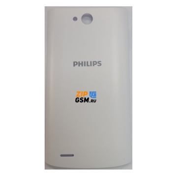 Крышка АКБ Philips S308 (белый) оригинал АСЦ p/n SVC0080401600114