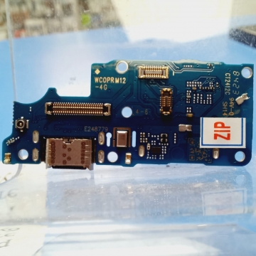 Плата дополнительная Realme 12 4G (RMX3871)  с разъемом зарядки, сим-карты и микрофоном