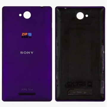 Задняя крышка Sony Xperia C  (C2304/ C2305) (фиолетовая) оригинал АСЦ p/n A/405-58600-0002