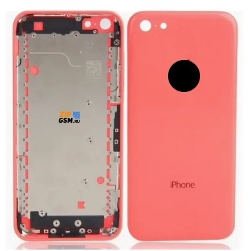 Задняя крышка корпуса iPhone 5C (розовый) ориг