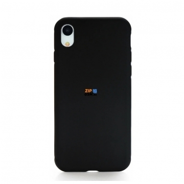 Чехол iPhone X / XS задняя накладка (силиконовый черный) без логотипа AAA+