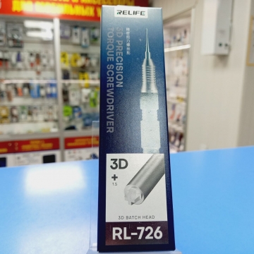 Отвертка Relife RL-726 (тонкий крестик 1,5 мм, магнитная, динамометрическая 0,5 кгс/см2)