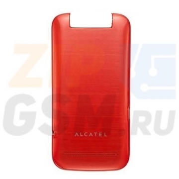 Крышка аккумуляторного отсека Alcatel OT-2010D / 2010X (красный) оригинал АСЦ p/n BCK26W0E10C0