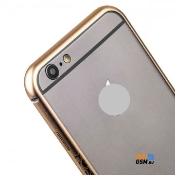 Бампер iPhone 6 Plus/6S PLUS Fashion Case металлический (золото)