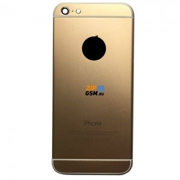 Задняя крышка корпуса iPhone 5 (золото) дизайн iPhone 6