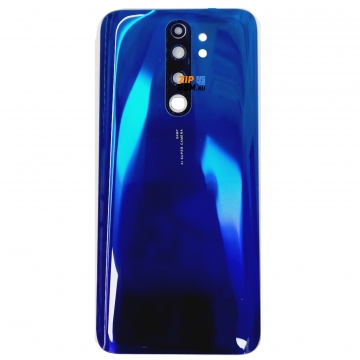 Задняя крышка Xiaomi Redmi Note 8 Pro (синий) со стеклом камеры (оригинал)