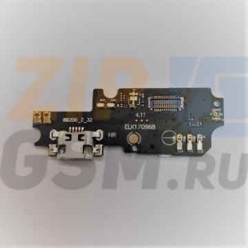 Плата дополнительная Asus ZenFone 3 Max (ZC553KL) с разъемом зарядки и микрофоном