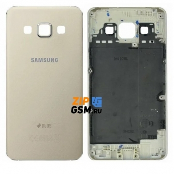 Задняя крышка корпуса Samsung SM-A300F Galaxy A3 (серебро)