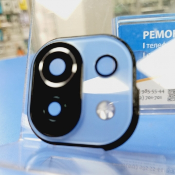 Стекло камеры Xiaomi 11 Lite 5G NE в рамке (синий) оригинал
