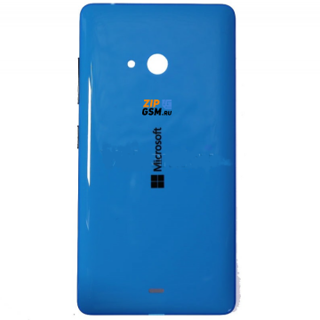 Задняя крышка корпуса Microsoft 535 Dual Lumia (синяя) оригинал АСЦ p/n 8003485