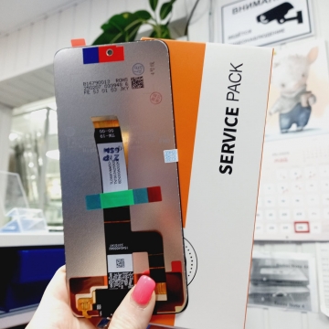 Дисплей Xiaomi Redmi 12 (23053RN02Y) /Redmi 13 (24040RN64Y) /Poco M6 Pro 5g /Poco M6 4g / M6 Plus 5G  сборе с тачскрином (черный) ориг Service pack