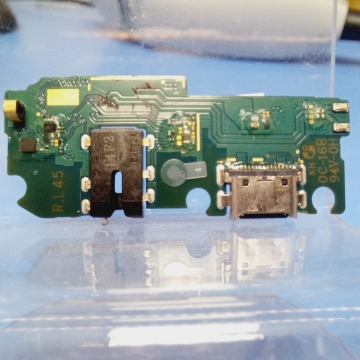 Плата дополнительная Samsung SM-A125F Galaxy A12, SM-M127F Galaxy M12 с разъемами зарядки, гарнитуры, микрофоном, ориг