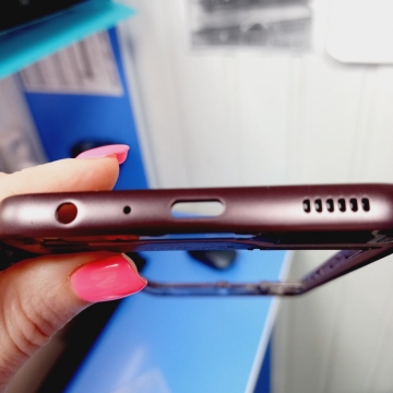 Средняя часть корпуса Samsung SM-A245 Galaxy A24 4G 2023 (бургунди)