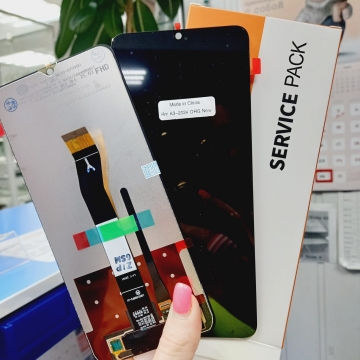 Дисплей Xiaomi Redmi A3/Poco C61 в сборе с тачскрином (черный) ориг Service pack