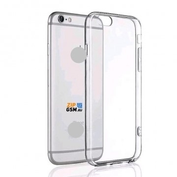 Чехол силиконовый  iPhone 6 Plus/ 6S Plus (прозрачный)