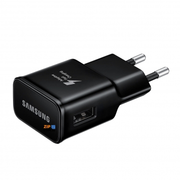 СЗУ Samsung USB 1,67A / 2A + быстрая зарядка (EP-TA20EBE / EP-TA200) Samsung / LG, черный