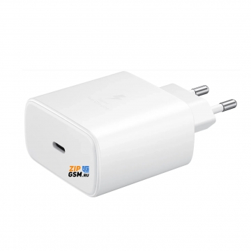 СЗУ Samsung 45W 3A USB-PD (Type C) Fast Charging QC 3.0  (EP-TA845) белый, ориг