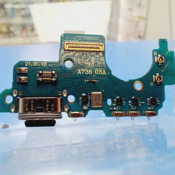 Плата дополнительная Samsung SM-A736B Galaxy A73 5G с разъемами зарядки, гарнитуры, микрофоном, ориг