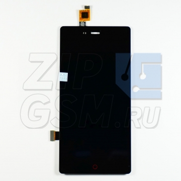 Дисплей ZTE Nubia Z9 Mini в сборе с тачскрином (черный) оригинал