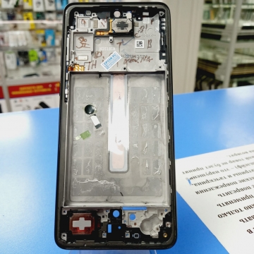 Рамка дисплея Samsung SM-A336B Galaxy A33 5G (2022) (черный) оригинал (б/у)