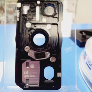 Стекло камеры Huawei P60 Pro (MNA-LX9) в рамке (белый)