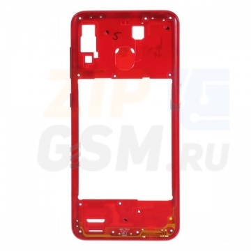 Средняя часть корпуса Samsung SM-A515 Galaxy A51 (2019) (красный)