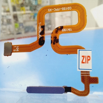 Шлейф Realme 6 (RMX2001) на отпечаток пальца (синий)