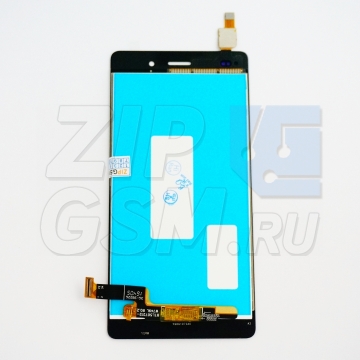 Дисплей Huawei Ascend P8 Lite (ALE-L21) в сборе с тачскрином (черный)