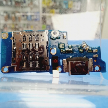 Плата дополнительная Realme 13 Plus 5G (RMX5000) с разъемом зарядки, сим-карты и микрофоном, оригинал