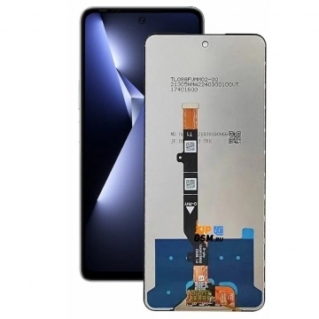 Дисплей Tecno Pova 5, Pova 5 Pro,Spark 10 Pro/Infinix Hot 30(X6831),Hot 40/Hot 40 Pro/Note 30 (X6833) в сборе с тачскрином (черный) ориг Service pack