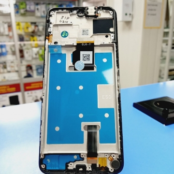 Дисплей Huawei Honor X7b / 90 Smart (CLK-NX1) в сборе с тачскрином в рамке (черный) ориг