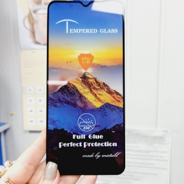 Защитная пленка Realme C11 /C11 2021/ C15/C20/C21/C21Y/C25/C25S/C25Y/C3/Narzo 30A Narzo 50A /Narzo 50i (стеклянная 5D) черный Mietabl