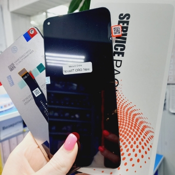 Дисплей Huawei Honor 20 / Honor 20 Pro / Nova 5T в сборе с тачскрином (черный) ориг Service pack