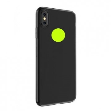 Чехол iPhone X /XS задняя накладка (пластик матовый черный) Krutoff