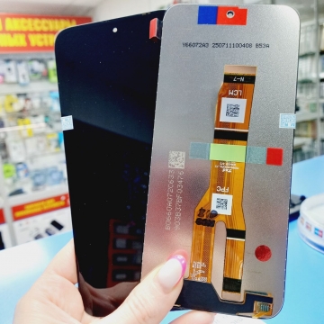 Дисплей Huawei Honor X6C (NIC-LX1) в сборе с тачскрином (черный) оригинал