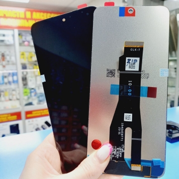 Дисплей Huawei Honor X7b / 90 Smart (CLK-NX1) в сборе с тачскрином (черный) ориг