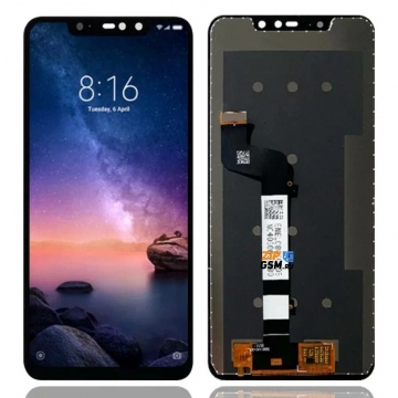 Дисплей Xiaomi Redmi Note 6 Pro в сборе с тачскрином (черный)