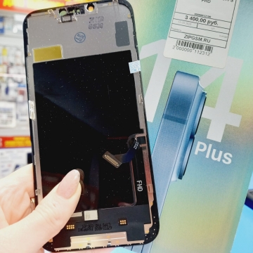 Дисплей iPhone 14 Plus в сборе с тачскрином (черный) ZY In-Cell LTPS FHD COF LCD